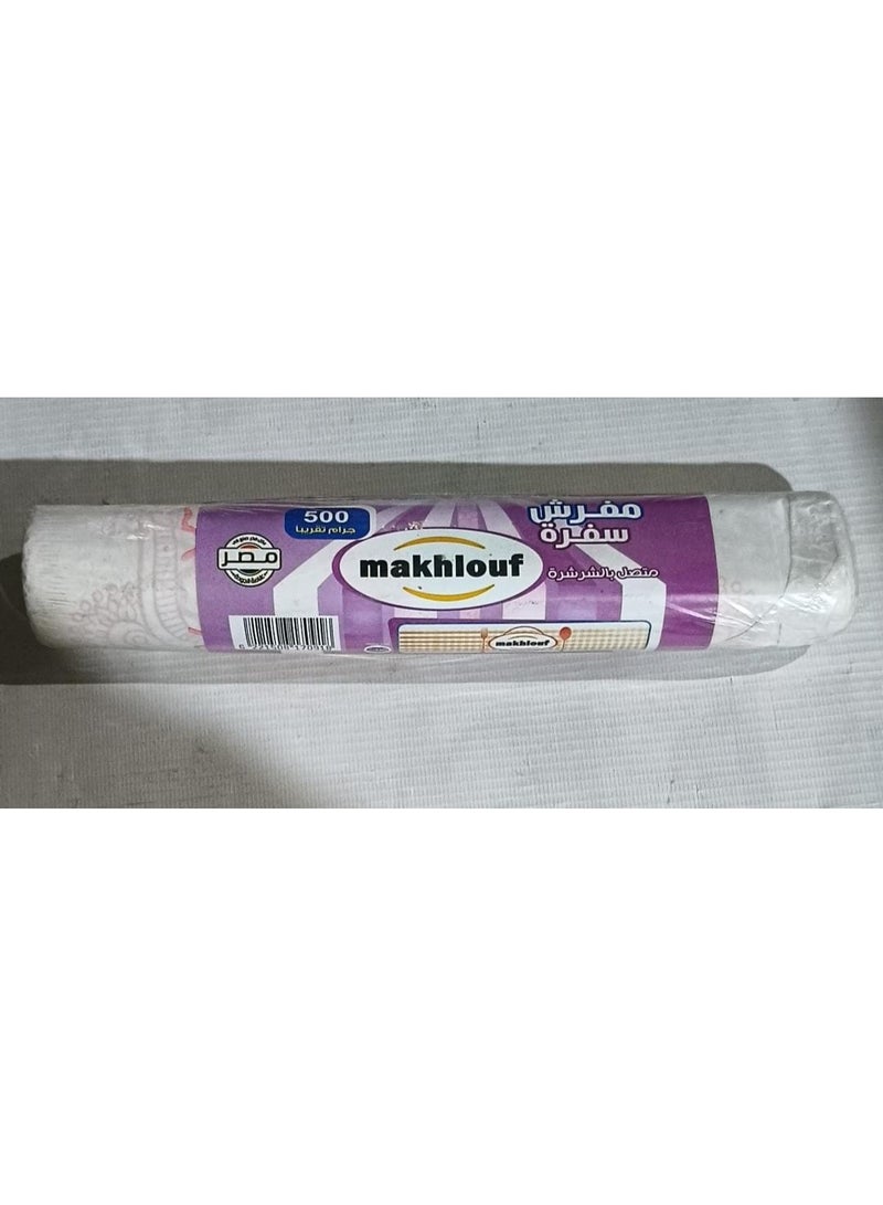 Table Cover Roll 500g – Disposable Plastic Table Cloth Roll – Kitchen & Dining Table Cover Roll - Image 1